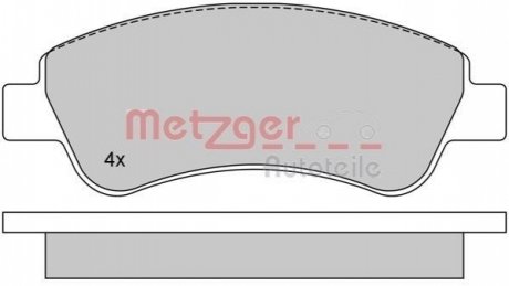 Колодки дискового тормоза METZGER 1170026