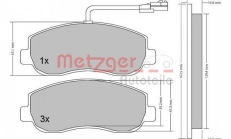 Автозапчастина METZGER 1170148 (фото 1)