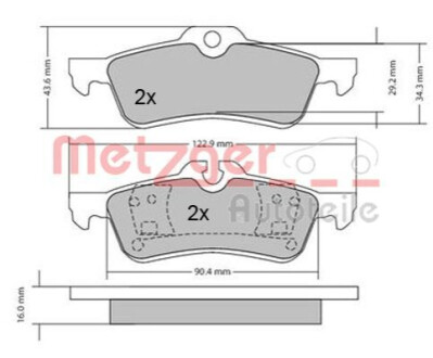 Автозапчастина METZGER 1170154