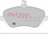 Колодки дискового тормоза METZGER 1170346 (фото 1)