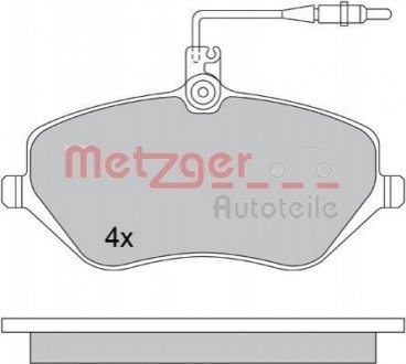 Колодки дискового тормоза METZGER 1170346 (фото 1)