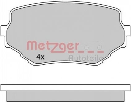 Колодки дискового тормоза METZGER 1170415