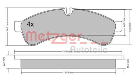 Автозапчастина METZGER 1170544