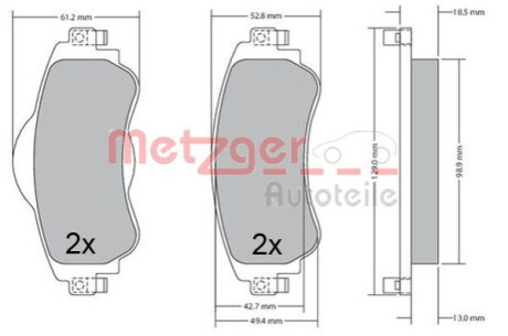 Автозапчасть METZGER 1170673