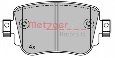 Колодки дискового тормоза METZGER 1170792 (фото 1)
