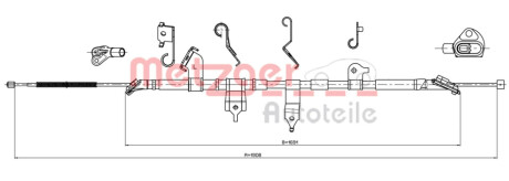 Автозапчасть METZGER 171569