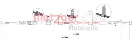 Автозапчастина METZGER 1.MA006