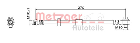 Автозапчасть METZGER 4111579