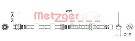 Автозапчасть METZGER 4111742