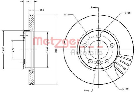 Автозапчастина METZGER 6110692