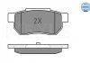 Комплект тормозных колодок, дисковый тормоз MEYLE 025 213 1313/W (фото 2)
