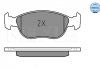 Комплект тормозных колодок, дисковый тормоз MEYLE 025 219 2717/W (фото 1)