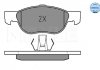 Комплект тормозных колодок, дисковый тормоз MEYLE 025 219 2818 (фото 2)