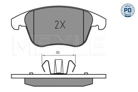 KLOCKI HAM. FORD P. GALAXY/MONDEO/S-MAX 14- MEYLE 0252226920PD