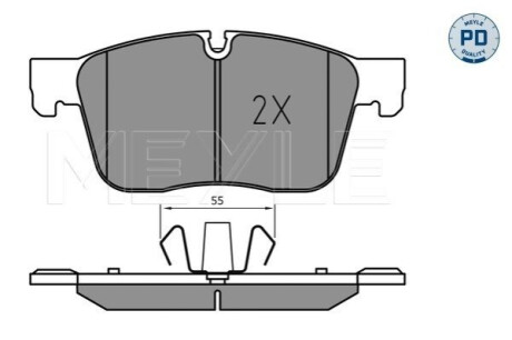 KLOCKI HAM. LAND ROVER P. RANGE ROVER VELAR 2,0-3,0 4X4 17- MEYLE 025 223 0218/PD