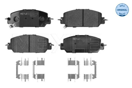 ГАЛЬМІВНІ КОЛОДКИ. HONDA P. CR-V 2.4 I-VTEC 17-19 MEYLE 025 227 9717