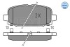 ГАЛЬМІВНІ КОЛОДКИ. JEEP T. COMPASS 1.4/1.6-2.0 CRD 17- MEYLE 025 228 4418 (фото 1)