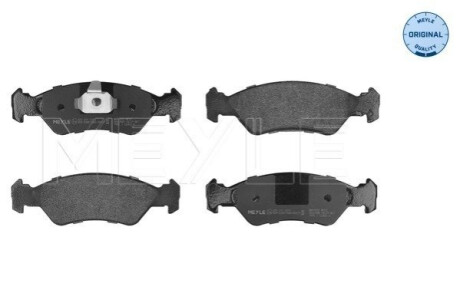 Комплект тормозных колодок, дисковый тормоз MEYLE 025 231 0217