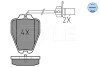 ГАЛЬМІВНІ КОЛОДКИ. VW P. A6 (8ШТ.) З ДАТЧИКОМ MEYLE 025 232 8017/W (фото 2)