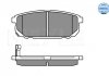 Комплект тормозных колодок, дисковый тормоз MEYLE 025 240 5815/W (фото 2)