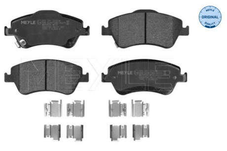 Комплект тормозных колодок, дисковый тормоз MEYLE 025 241 2219/W