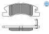 Комплект тормозных колодок, дисковый тормоз MEYLE 025 242 2914/W (фото 3)