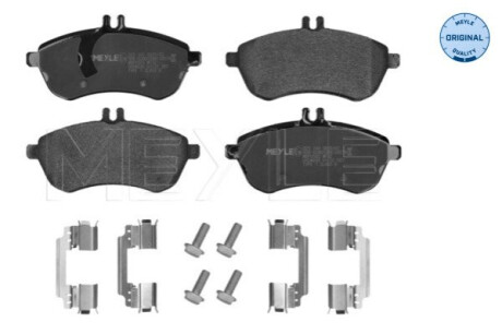 Комплект тормозных колодок, дисковый тормоз MEYLE 025 243 0620/K2 (фото 1)