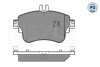 ГАЛЬМІВНІ КОЛОДКИ. DB P. W176/W246 A-КЛАС/B-КЛАС 11- MEYLE 0252532619PD (фото 3)