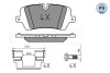 ГАЛЬМІВНІ КОЛОДКИ. LAND ROVER T. DISCOVERY/RANGE ROVER 2.0-5.0 4X4 12- MEYLE 0252572016PD (фото 1)