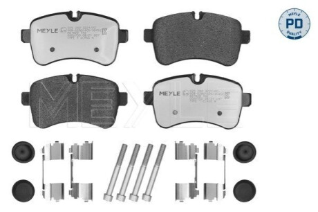 Комплект тормозных колодок, дисковый тормоз MEYLE 0252923221PD