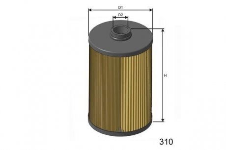Фильтр топливный DB C220/270/320 CDI - (A6110920005 / A6110900051 / 6110920005) MISFAT F103 (фото 1)