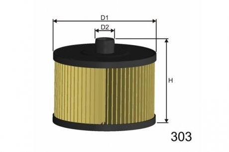 Фильтр топливный в сборе MISFAT F104 (фото 1)