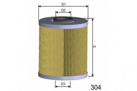 Фильтр топливный в сборе MISFAT F106 (фото 1)