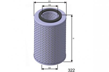 Фильтр топливный в сборе MISFAT F670 (фото 1)