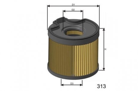Фильтр топливный в сборе MISFAT F691