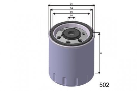 Фильтр топливный в сборе MISFAT M321 (фото 1)