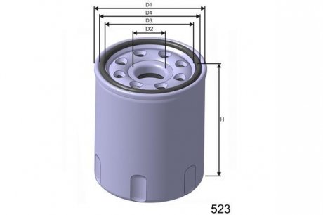 Фильтр масла MISFAT Z452 (фото 1)