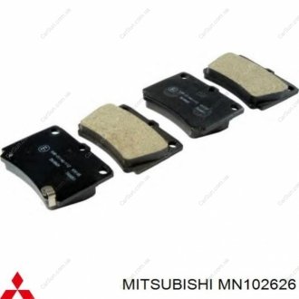 Колодки тормозные задни (Pagid T1254) MITSUBISHI MN102626