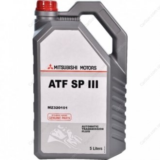 Трансмісійна олія ATF SP III 5л - (оригінал) MITSUBISHI MZ320101 (фото 1)