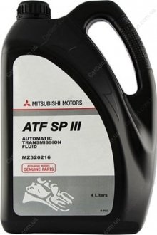 Трансмиссионное масло ATF SP III 4л - MITSUBISHI MZ320216