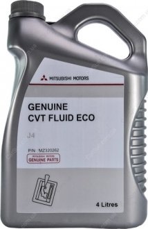 Трансмісійна олія Genuine CVT Fluid Eco 4л - (оригінал) MITSUBISHI MZ320262 (фото 1)