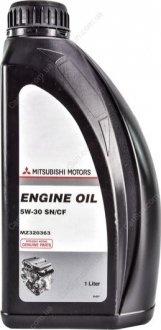 Моторное масло Engine Oil SN/CF 5W-30 1 л - MITSUBISHI MZ320363