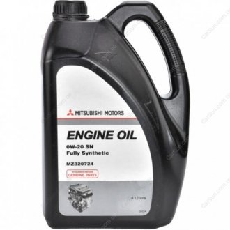 Моторна олія Engine Oil SN 0W-20 4 л - (оригінал) MITSUBISHI MZ320724