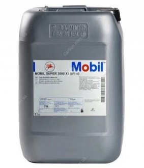 Моторное масло 20л Super 3000 X1 5W-40 MOBIL 150011 (фото 1)