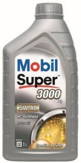 Моторна олія Super 3000 X1 5W-40 1л - MOBIL 150564 (фото 1)