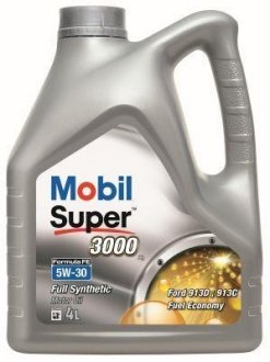 Моторное масло SUPER 5W30 4L 3000X1 MOBIL 151528 (фото 1)