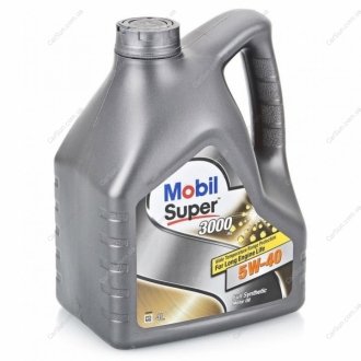 Моторна олія SUPER 3000 5W40 4л (GS55505M2EUR / GS55505M2 / GS55502M4OE) MOBIL 152566 (фото 1)