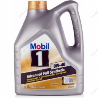 Моторна олія 0W40 4L FS MOBIL 153687 (фото 1)