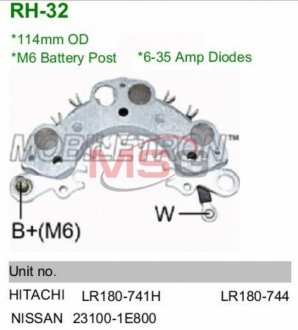 Випрямляч діодний MOBILETRON RH32