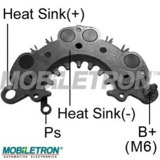 Діодний міст генератора RH-83 MOBILETRON RH83